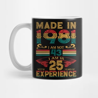 Made in 1981 Mug